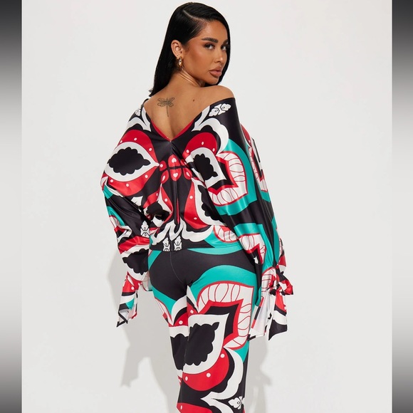 Fashion Nova NWT Wide leg pant set - Picture 2 of 3